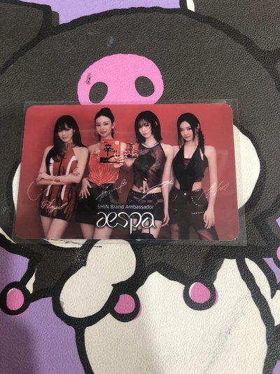 aespa代言辛拉麵卡