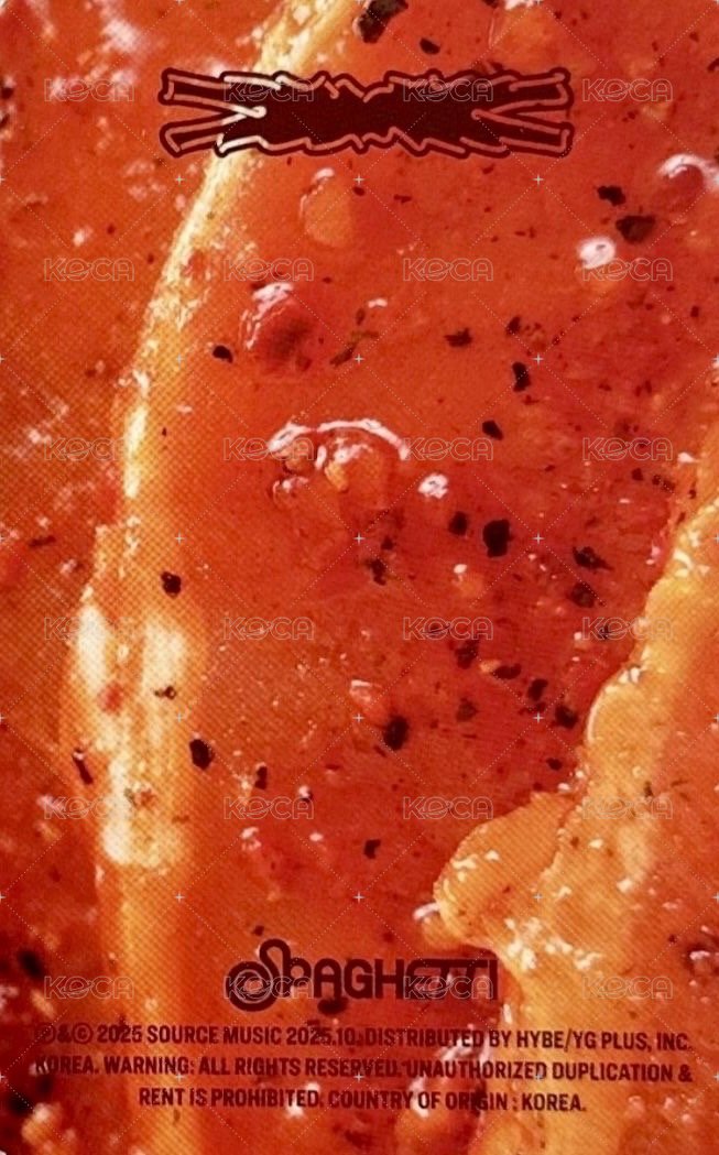 SPAGHETTI 專輯卡 vol.3 (cheeky neon pepper) 背面