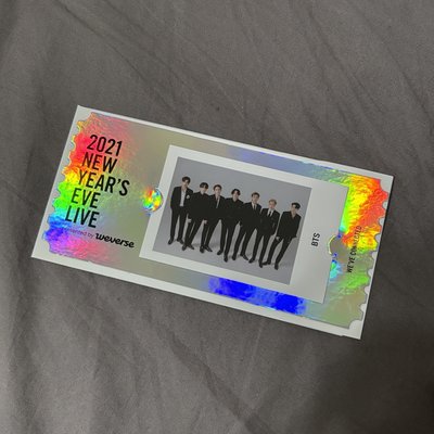 2021新年夜直播 鐳射票特典