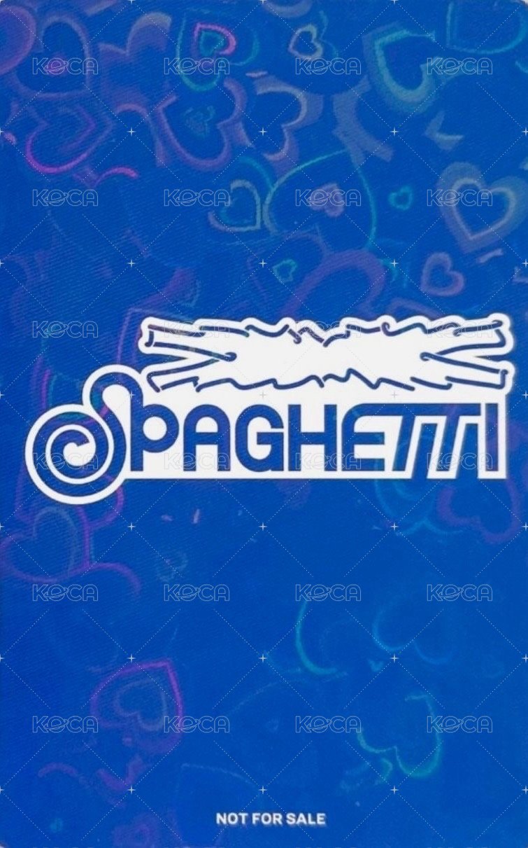 SPAGHETTI 環球 單封預售 特典卡 團卡 背面