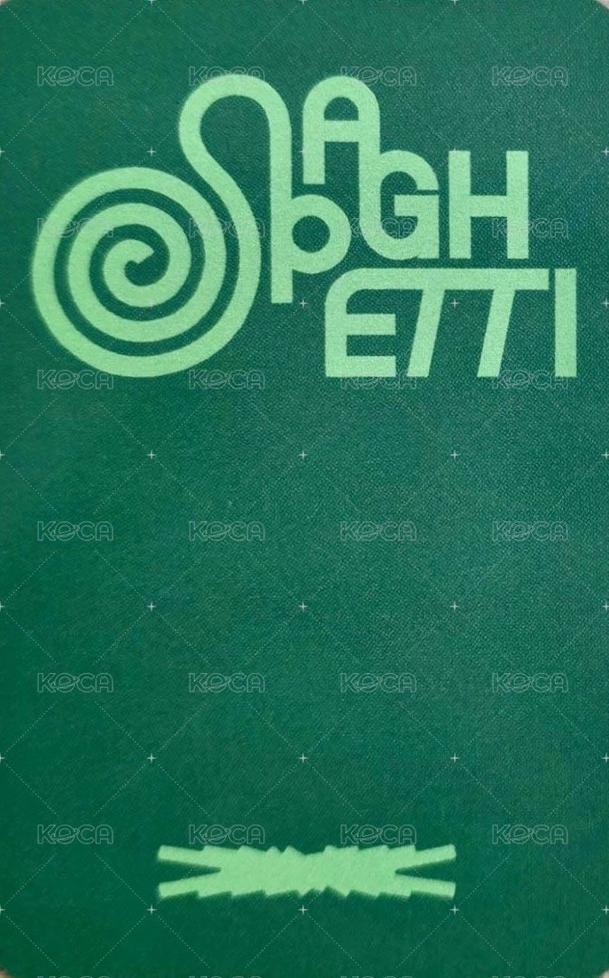 SPAGHETTI sw 線下 特典卡 團卡 背面