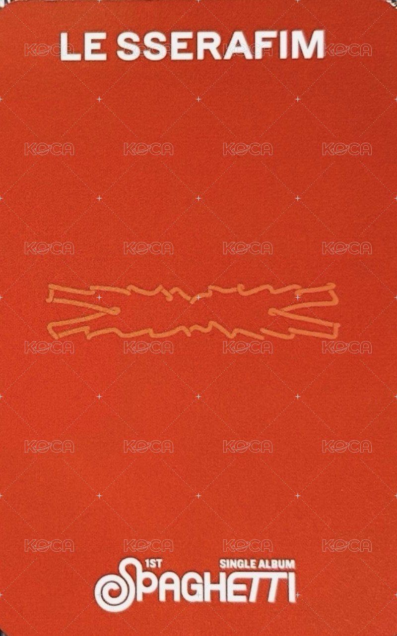 SPAGHETTI oy 特典卡  背面