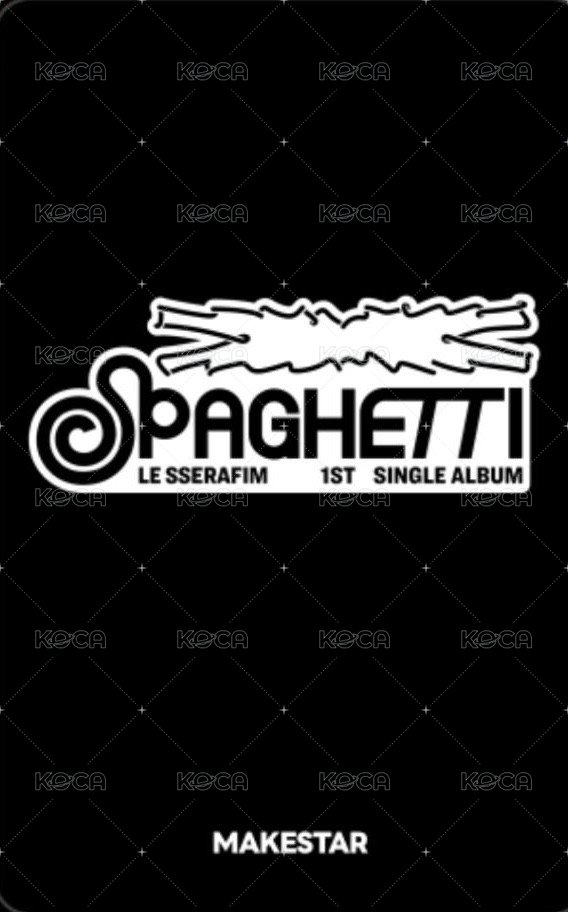 SPAGHETTI ms 線上 簽售卡  背面