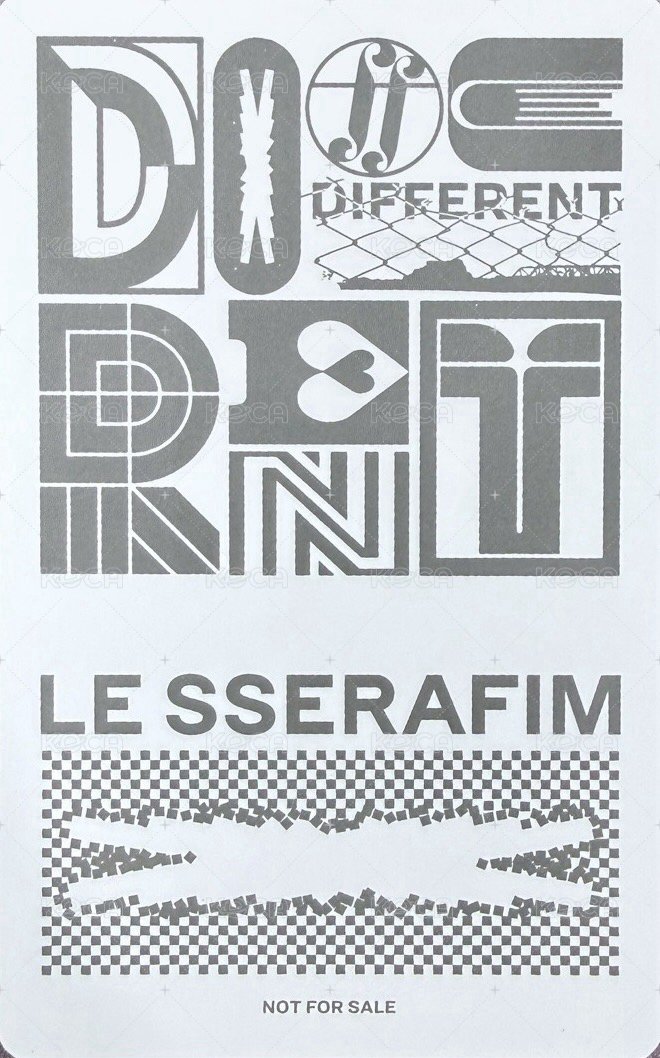 DIFFERENT 環球 2.0 幸運卡  背面