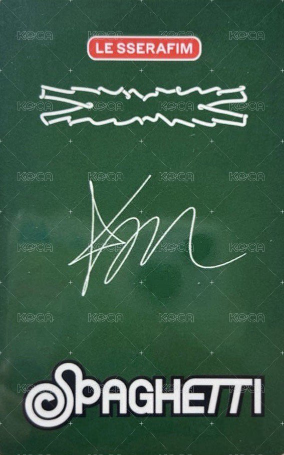 SPAGHETTI QQ音樂 特典卡  背面