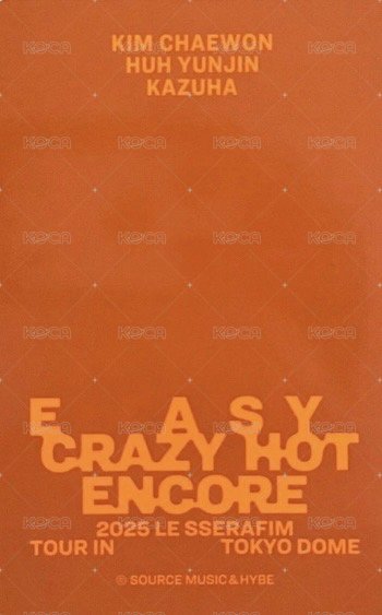 25‘巡迴 東蛋安可 周邊卡 長袖卡 背面