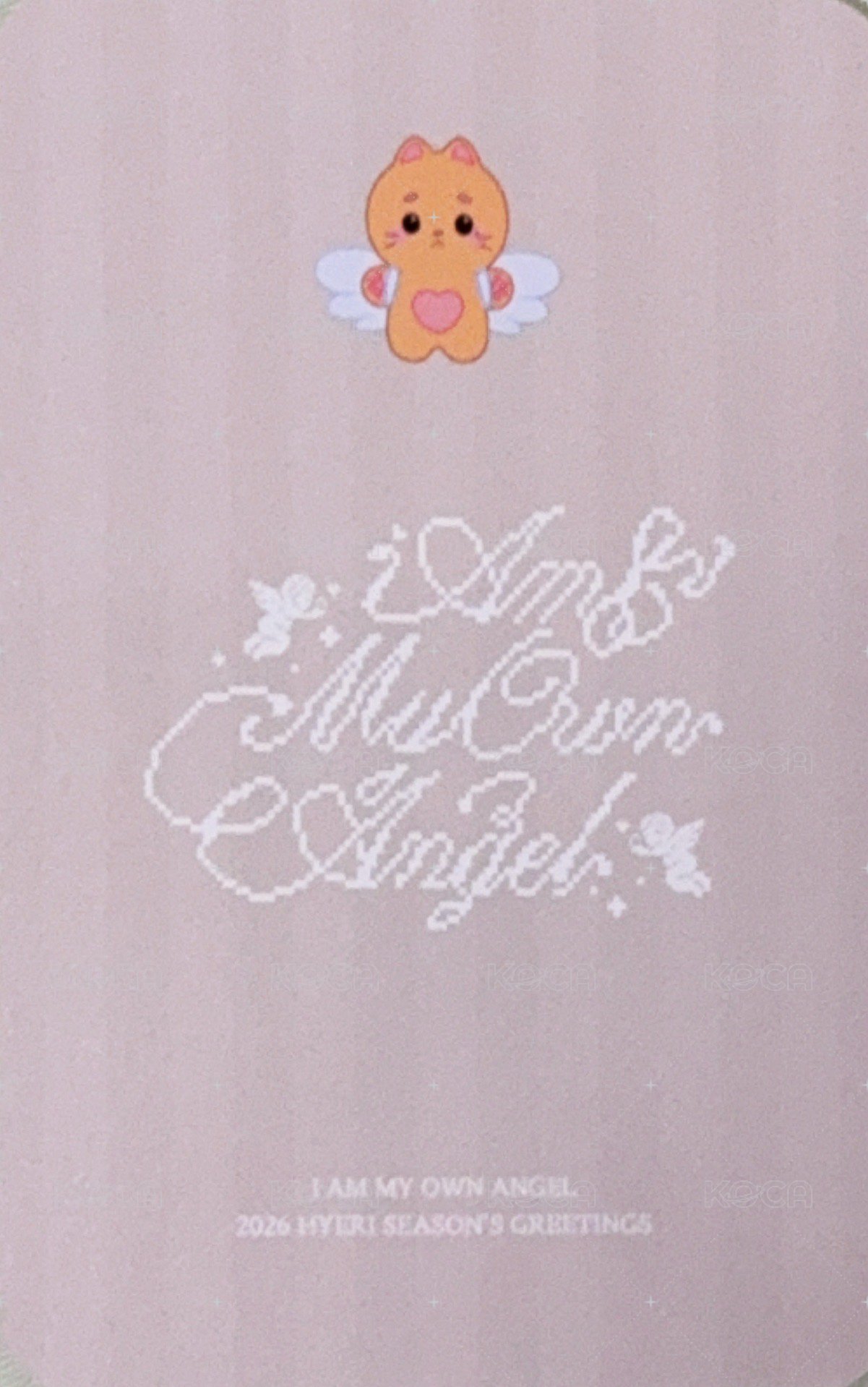 2026 SG 年曆   特典卡  背面