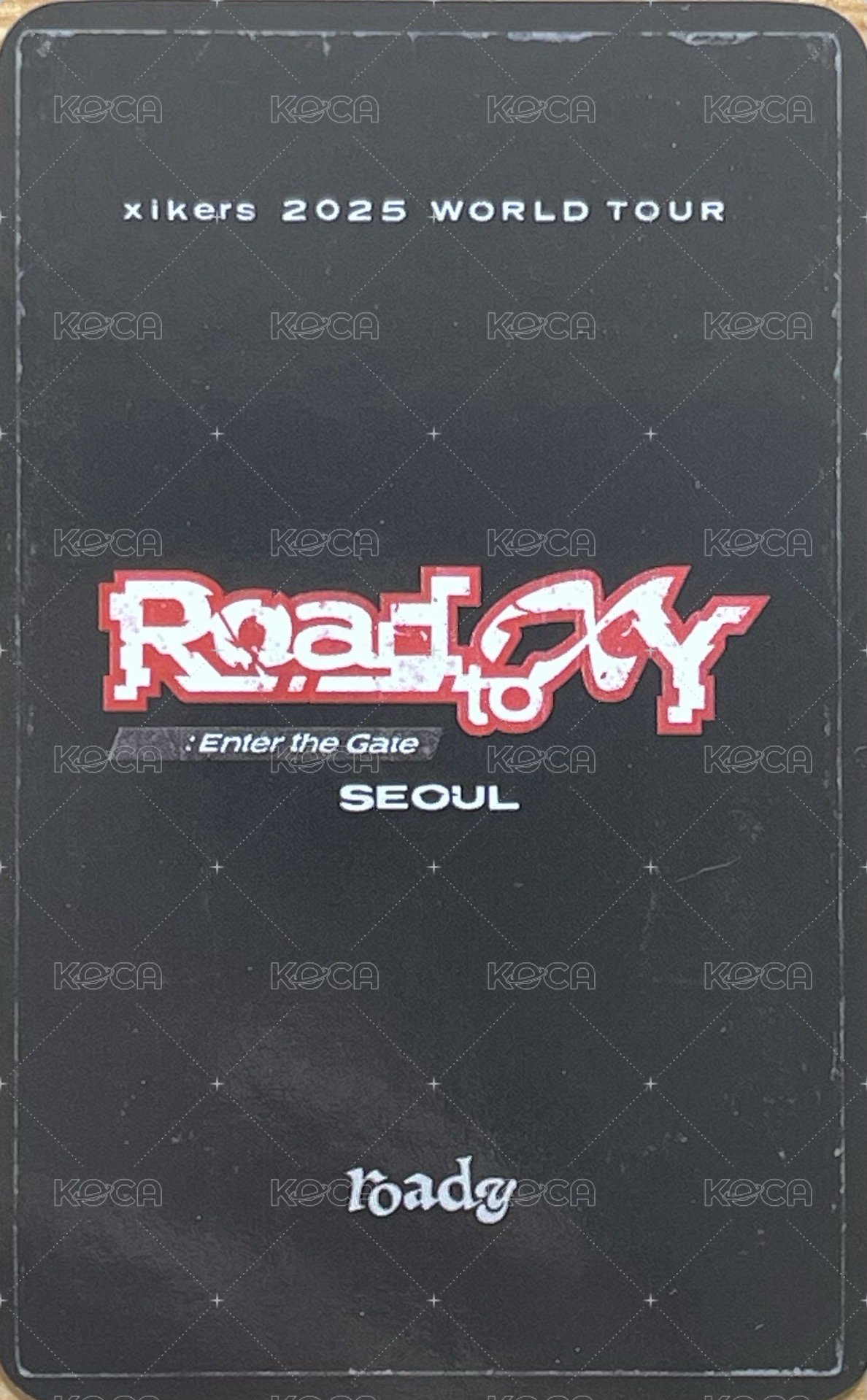 2025世巡 入場卡 / 場限卡 首爾粽 背面