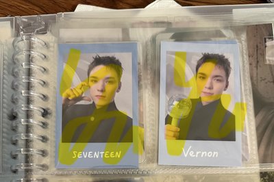 💙VERNON NEW_日巡拍立得 自拍率 拿棒率