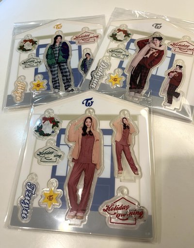 TWICE 冬季快閃 立牌吊飾組