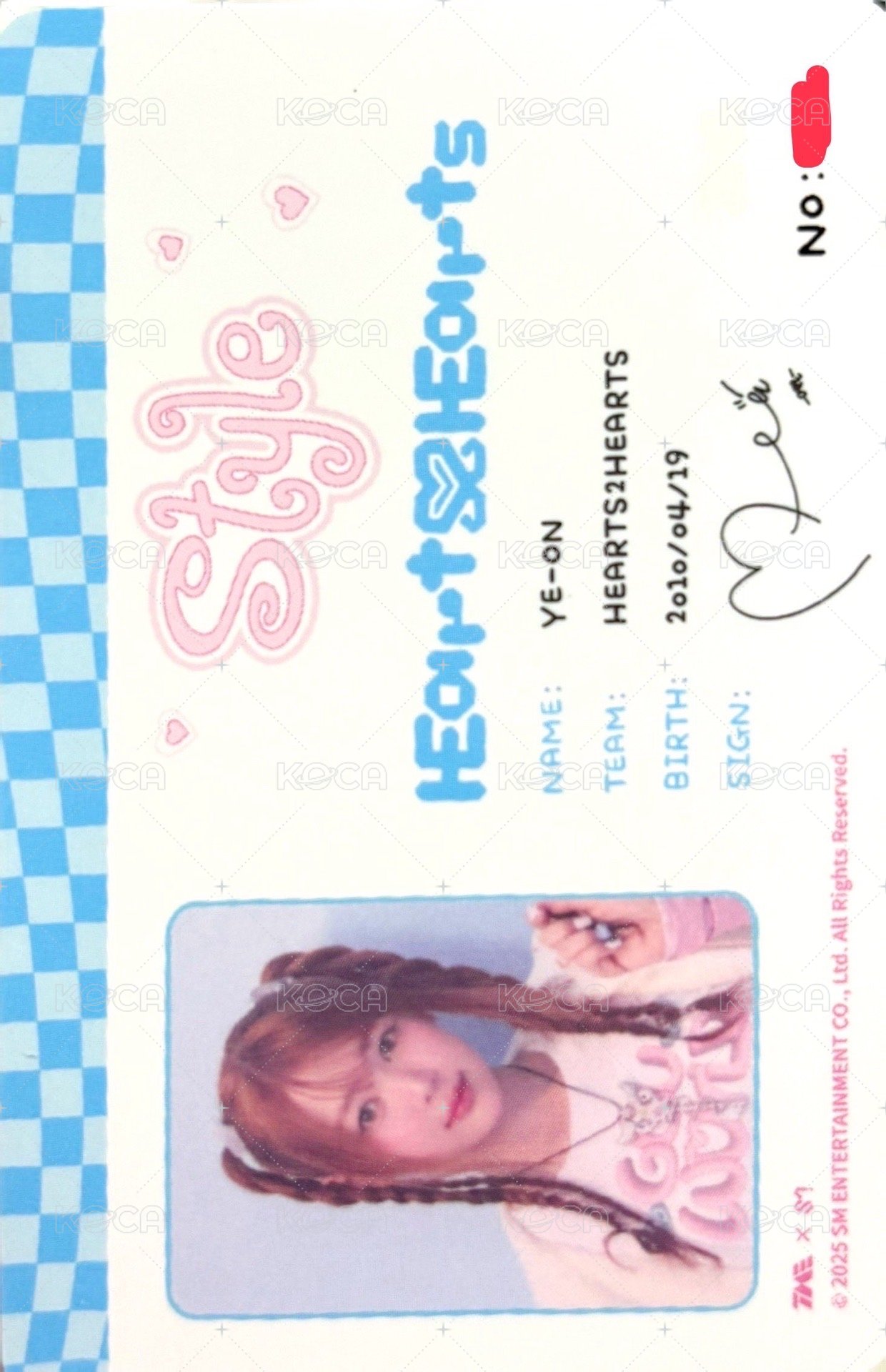 數單一 QQ音樂 星光卡 五星卡 背面