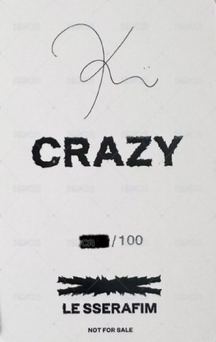 CRAZY JP 日咖 1.0 抽選卡 塗鴉卡 背面