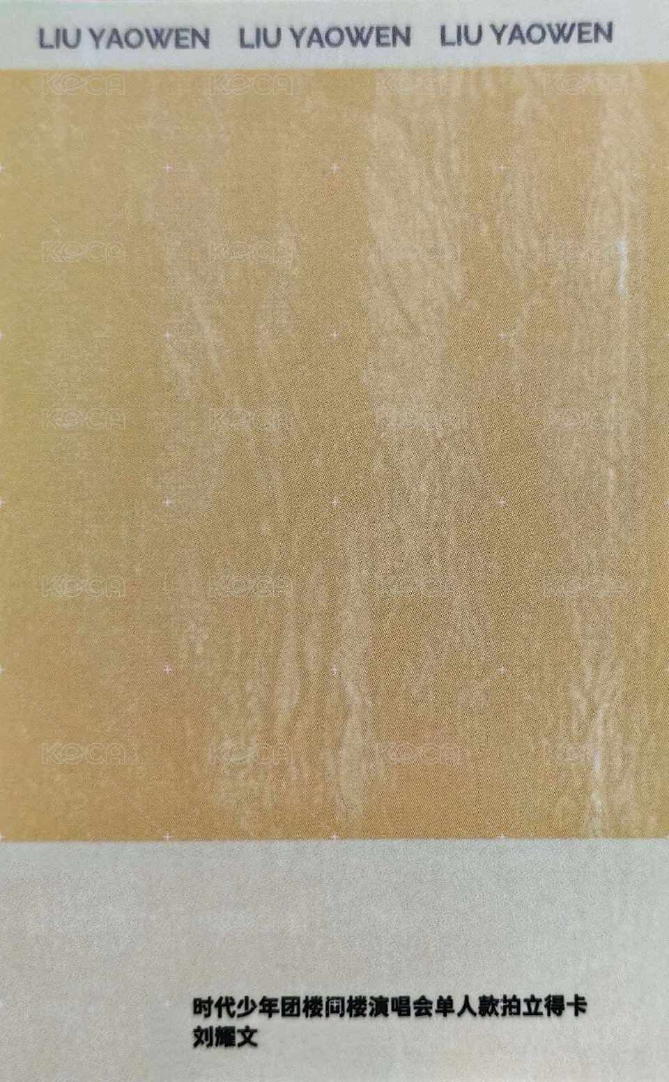 樓間樓 隨機卡 4單人拍立得 背面