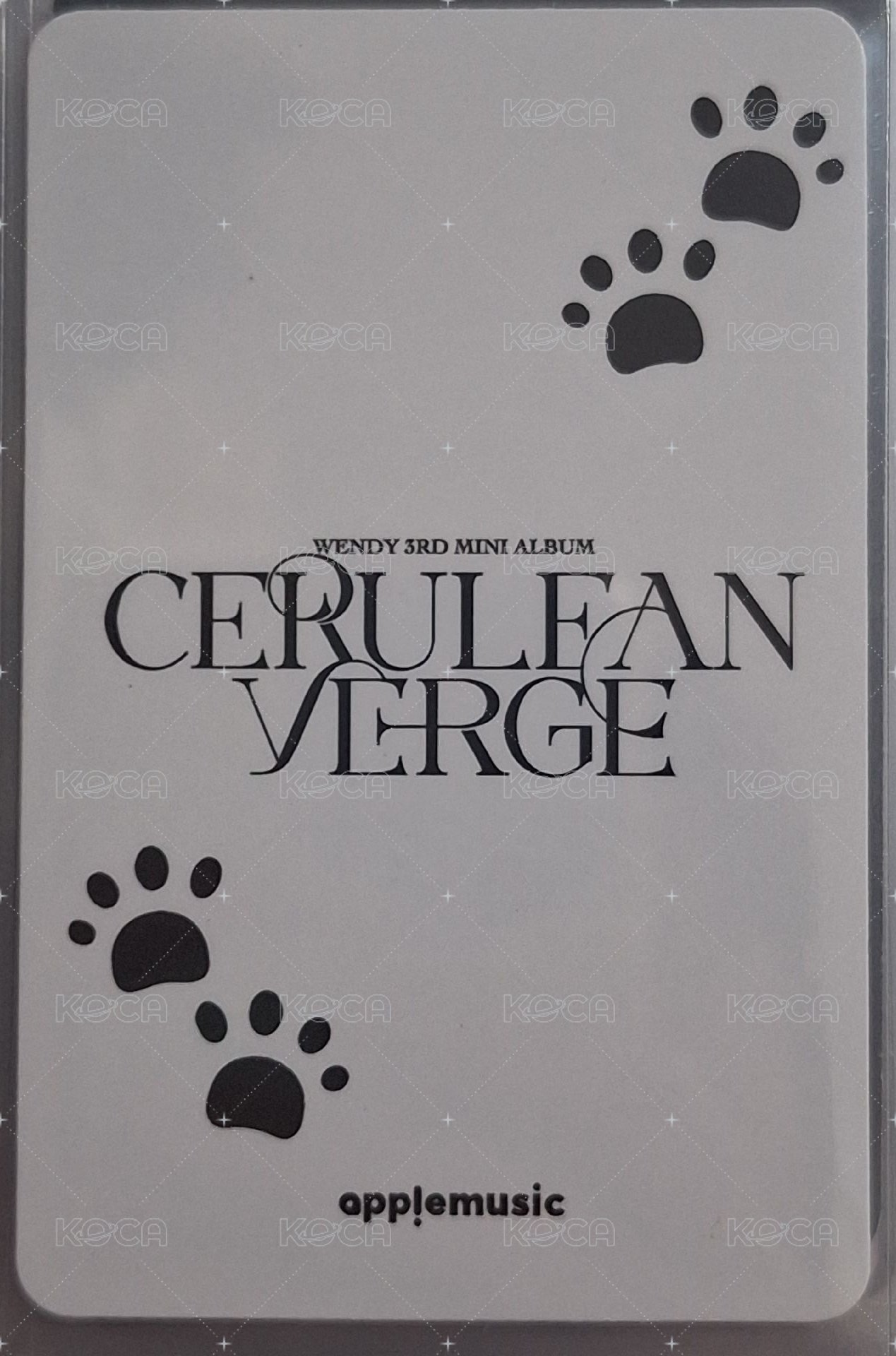 Cerulean Verge am 線下2.0 簽售卡  背面