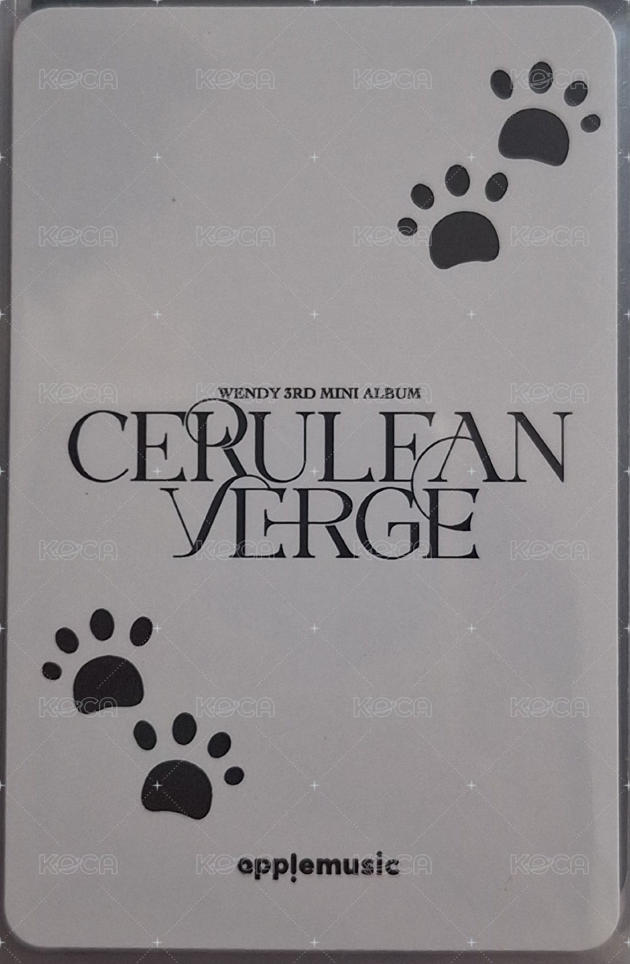 Cerulean Verge am 線下2.0 簽售卡  背面