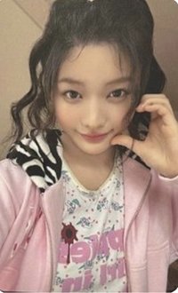 🔵日專臉頰愛心羽