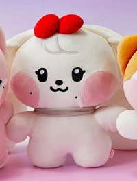 IVE SWITCH 大娃 LINE FRIENDS MINIVE FLAT PLUSH CHERRY