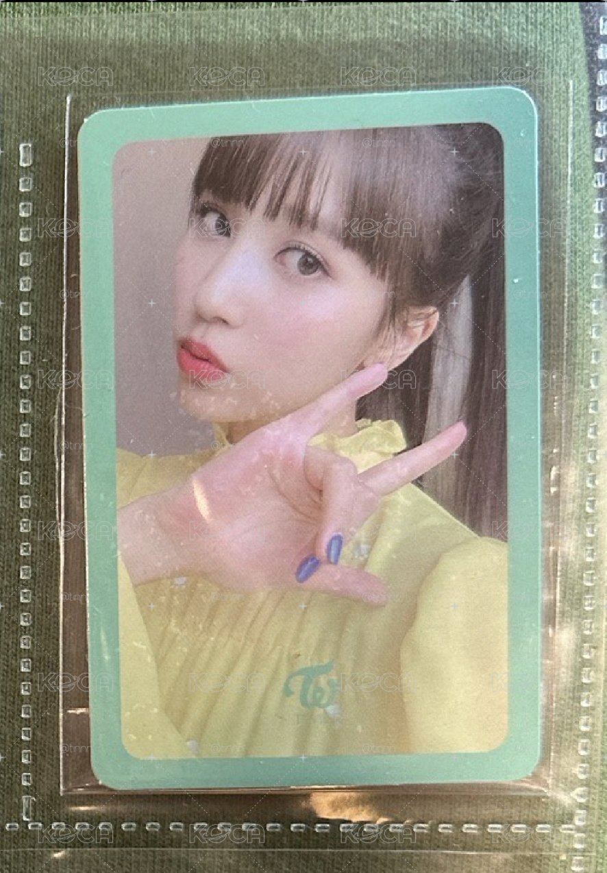 Mina Fancy you 綠框小卡