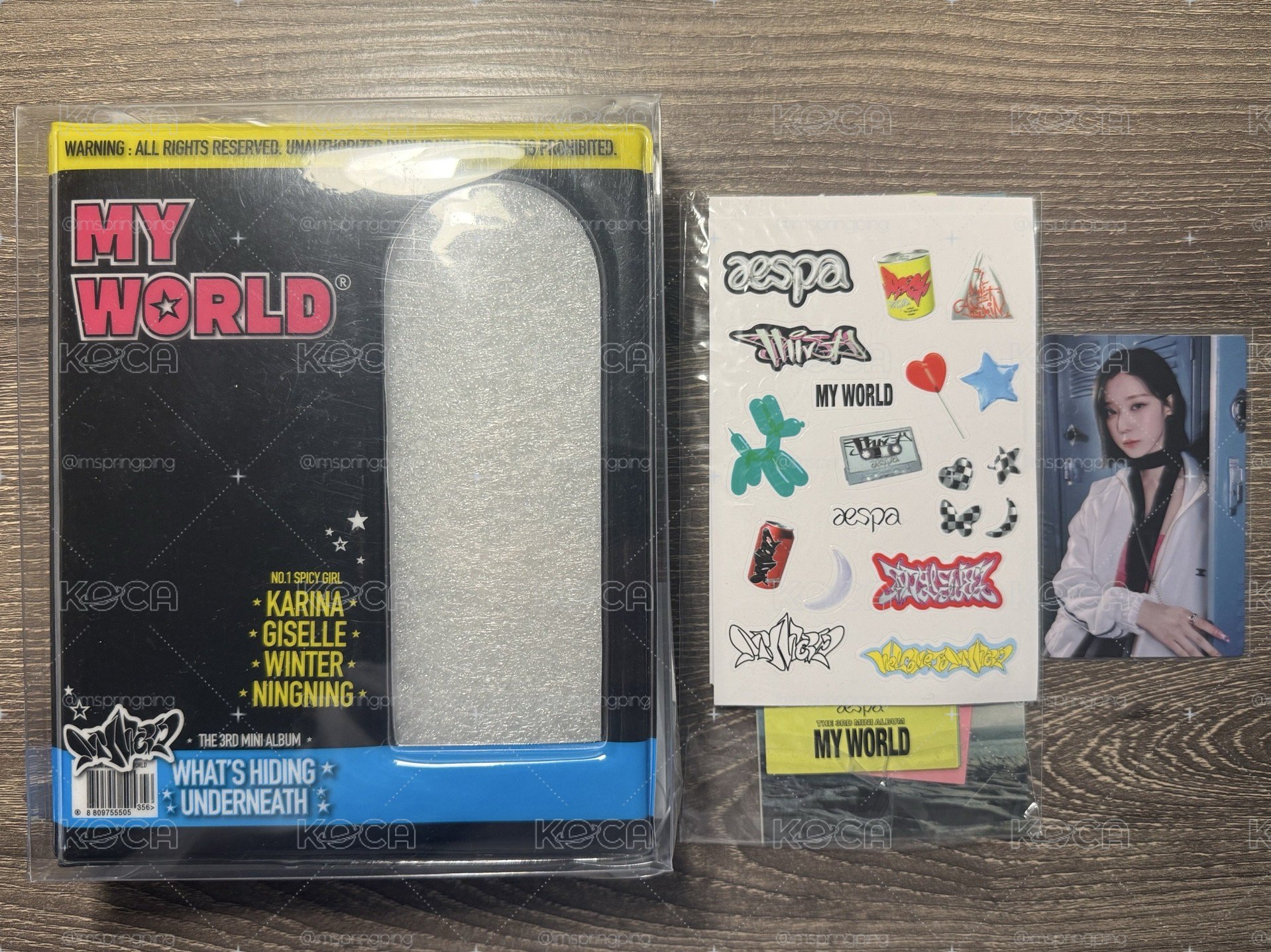 My world 貼紙簿 冬ver.