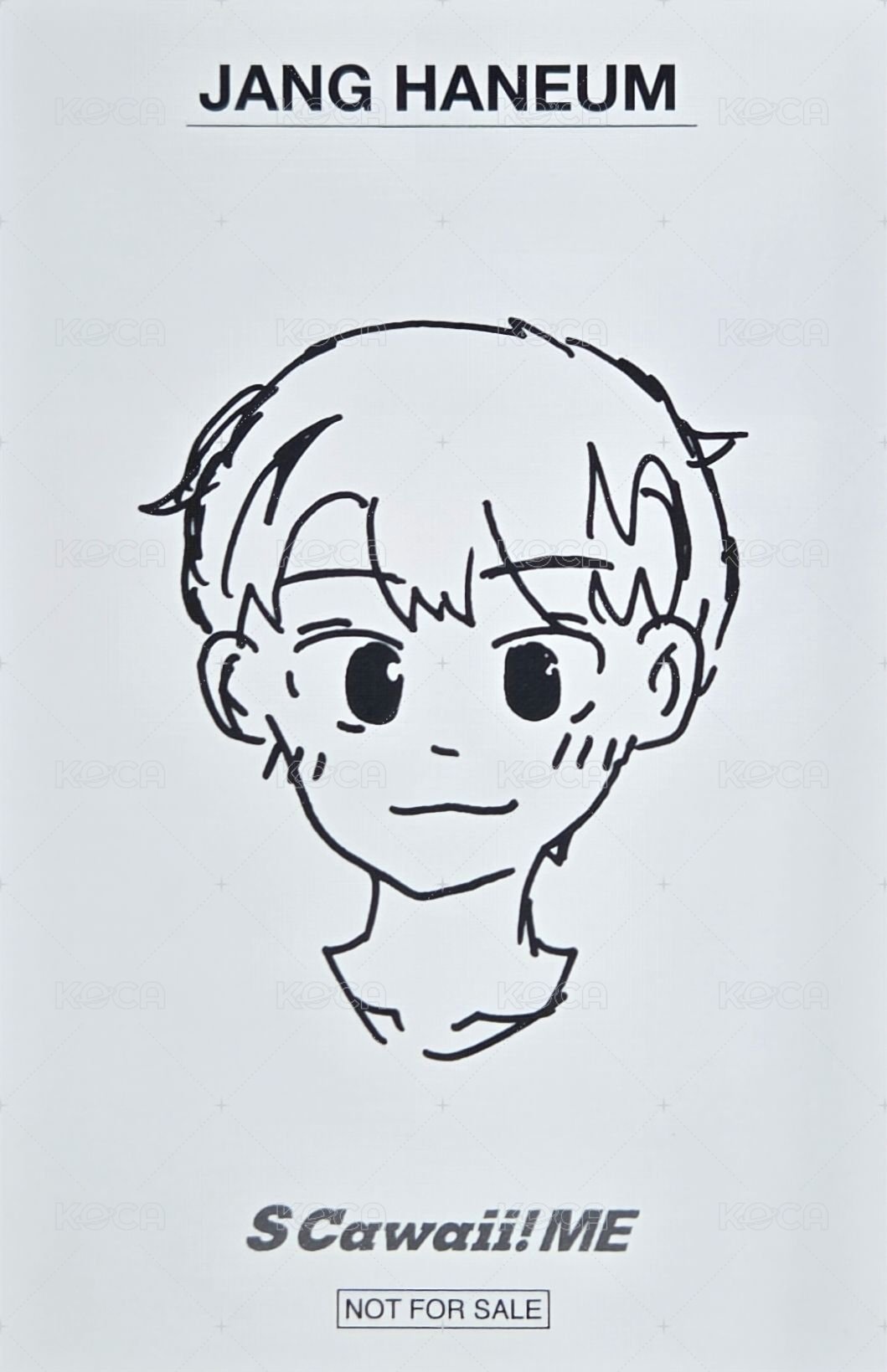 S Cawaii! ME 2026 WINTER 雜誌卡  背面