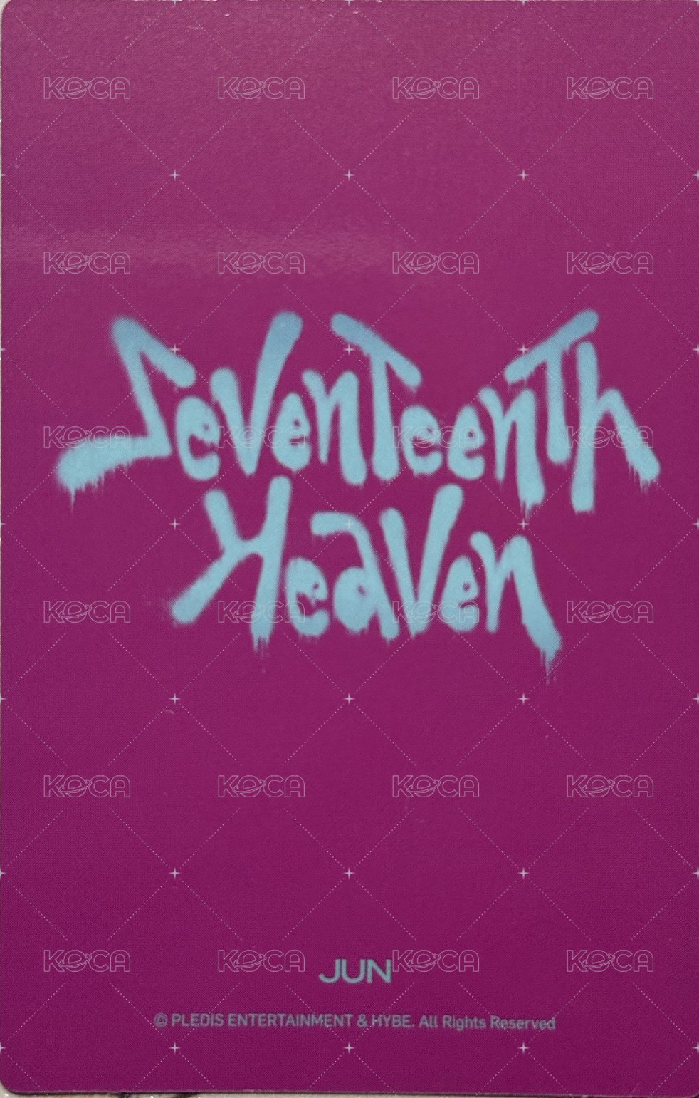 MINI11 周邊卡 早版 夾鏈袋卡 背面