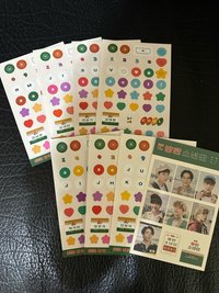 貼紙（7張）/ 郵票貼紙（1張）