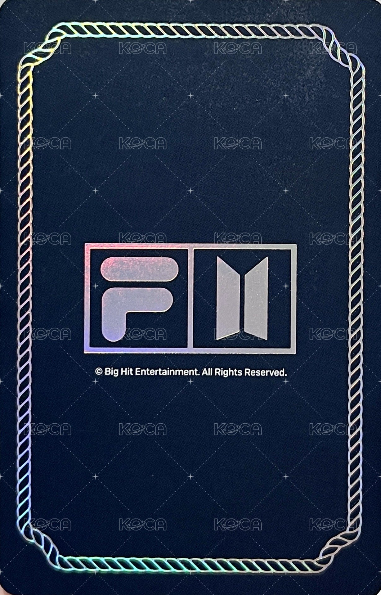 Fila NOW ON 代言卡  背面