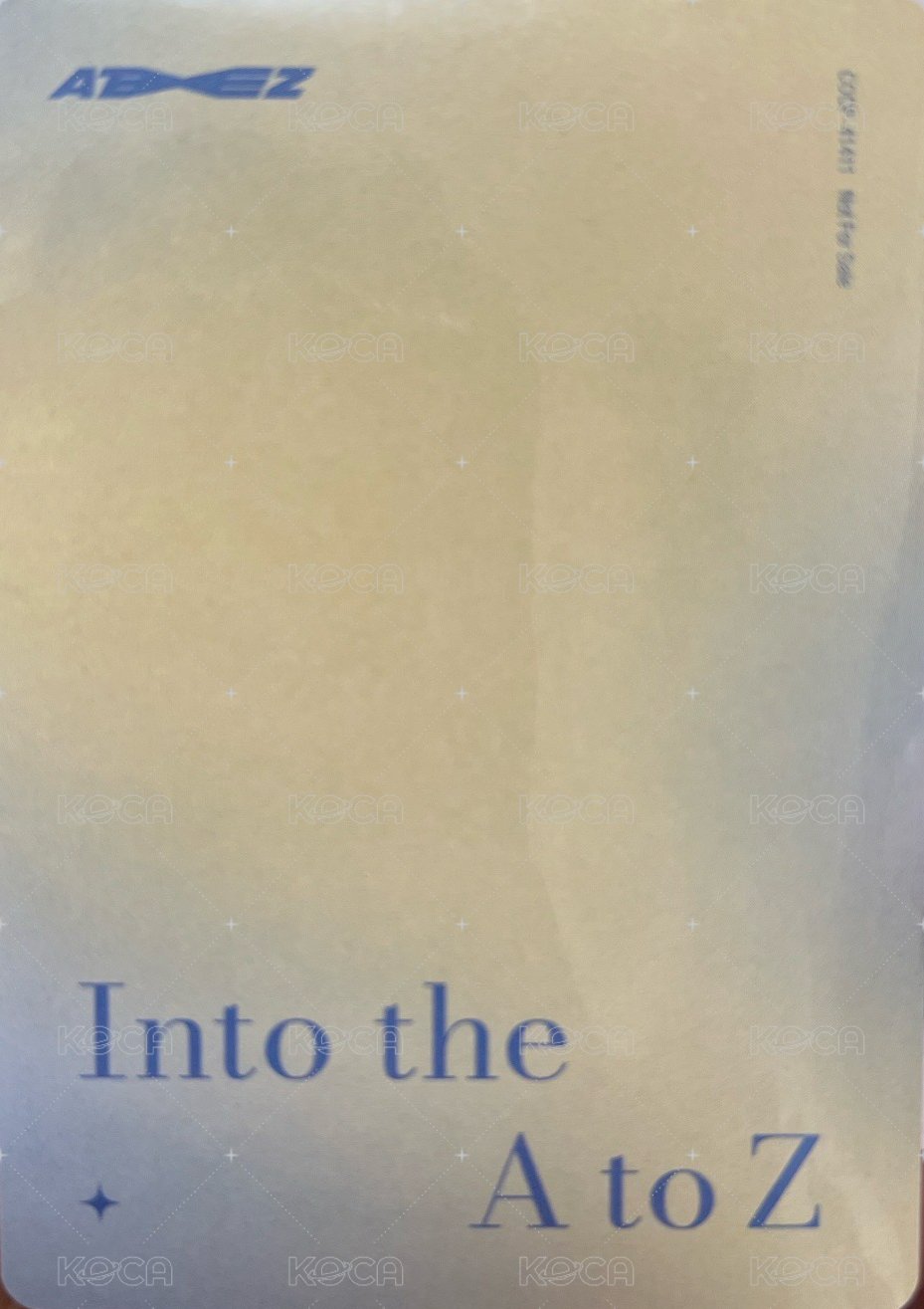 Into the A to Z 專輯卡  背面