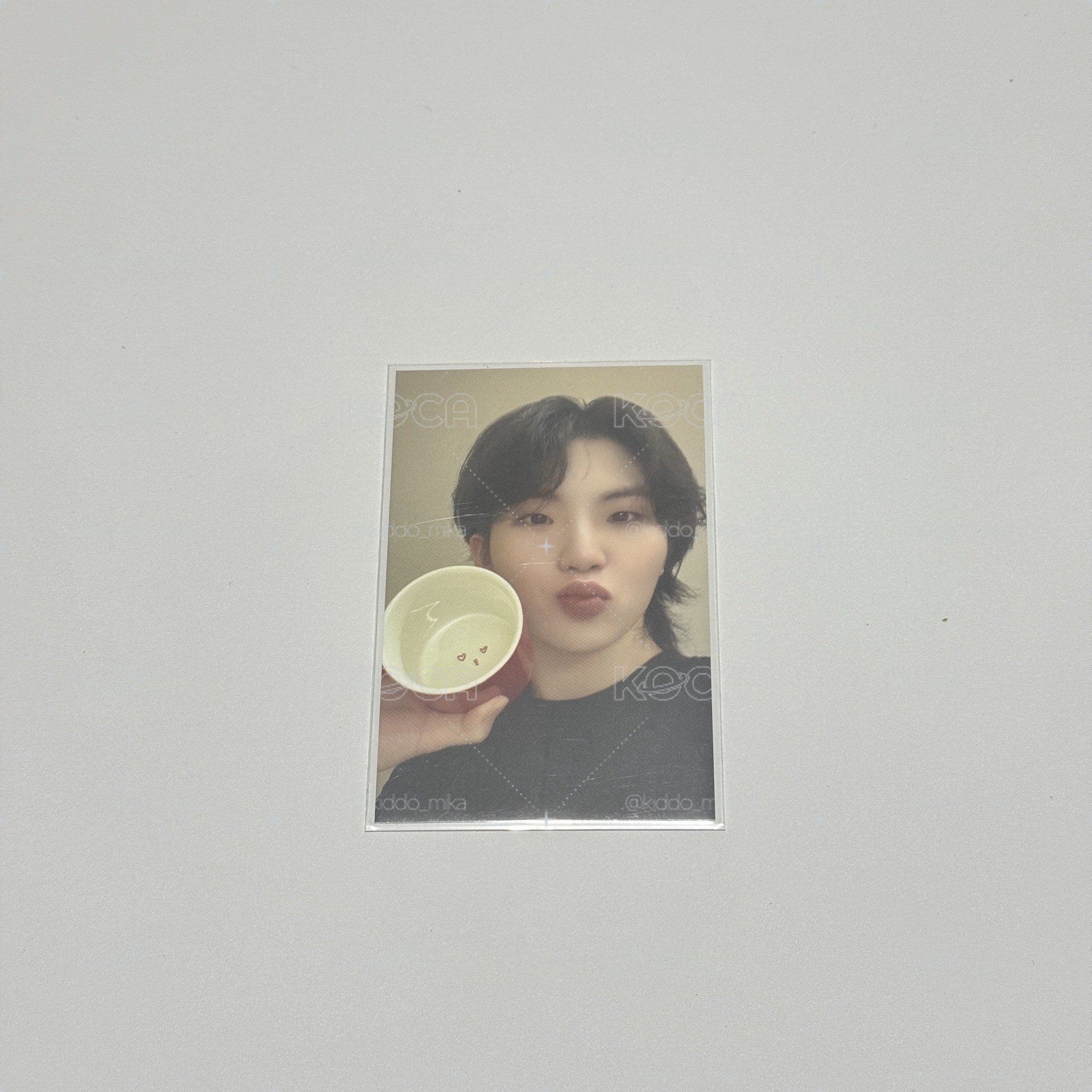 勳 WOOZI ARTIST MADE 餐具卡 成員自製 周邊卡 碗盤組