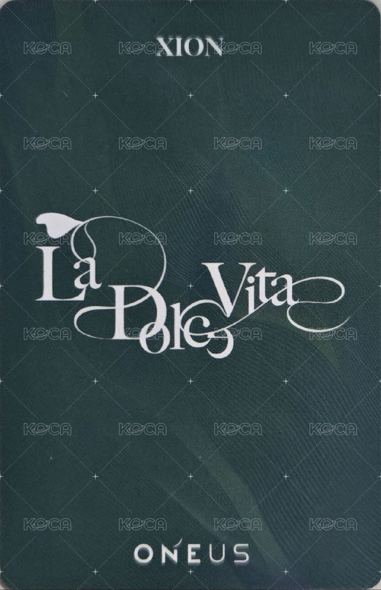 迷十 專輯卡  背面