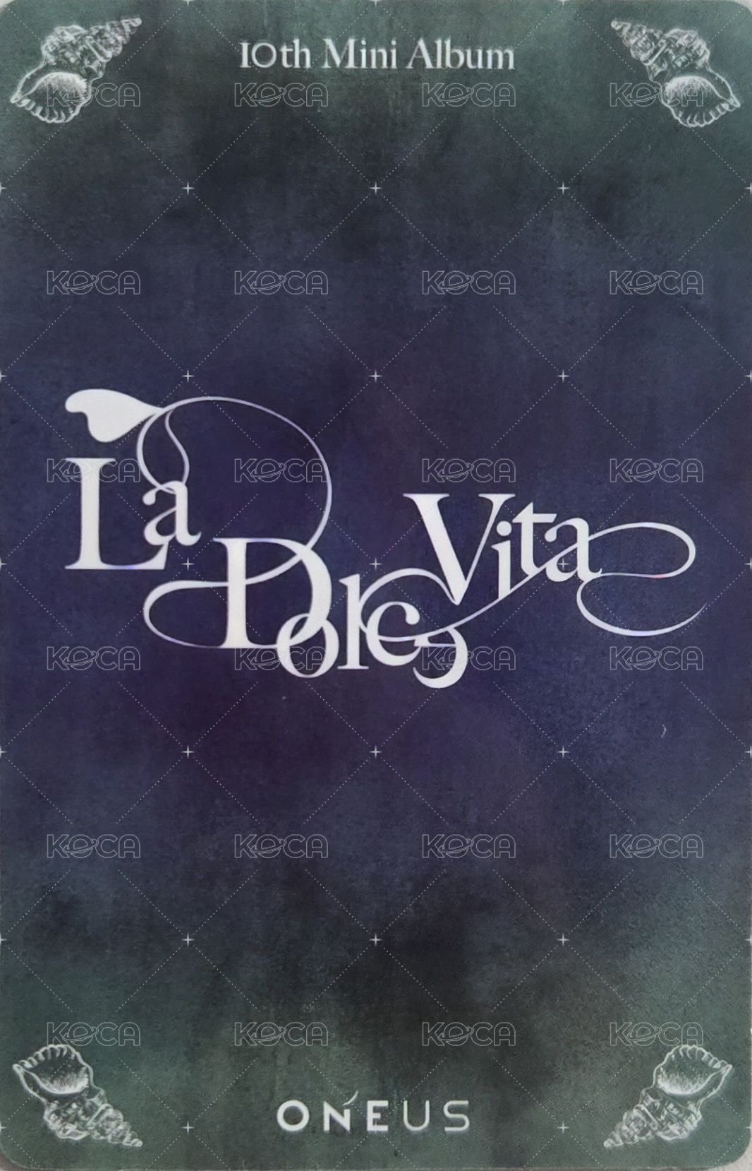 La Dolce Vita 專輯卡  背面