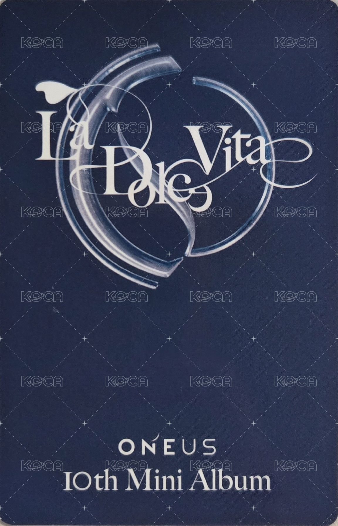 迷十 專輯卡  背面