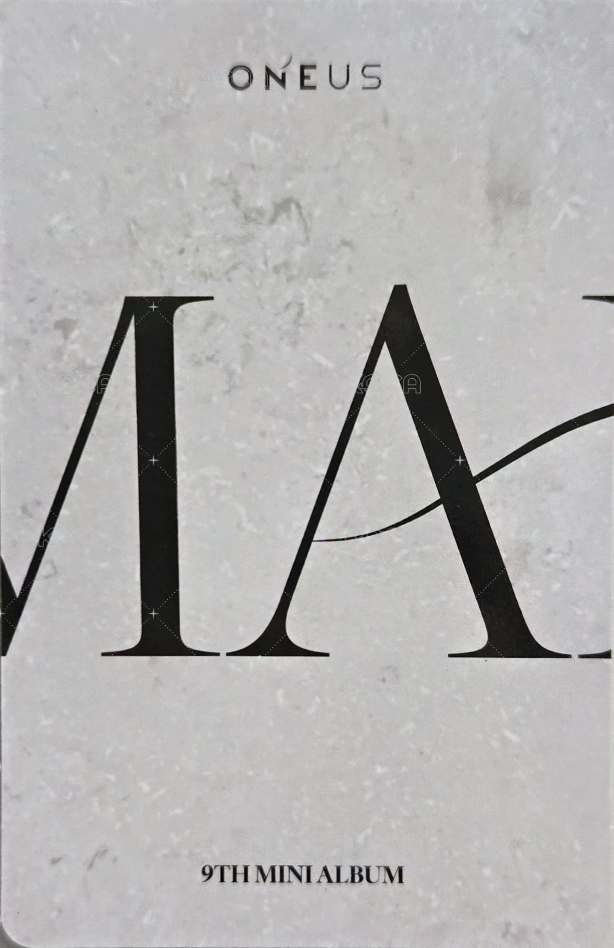 PYGMALION 專輯卡  背面