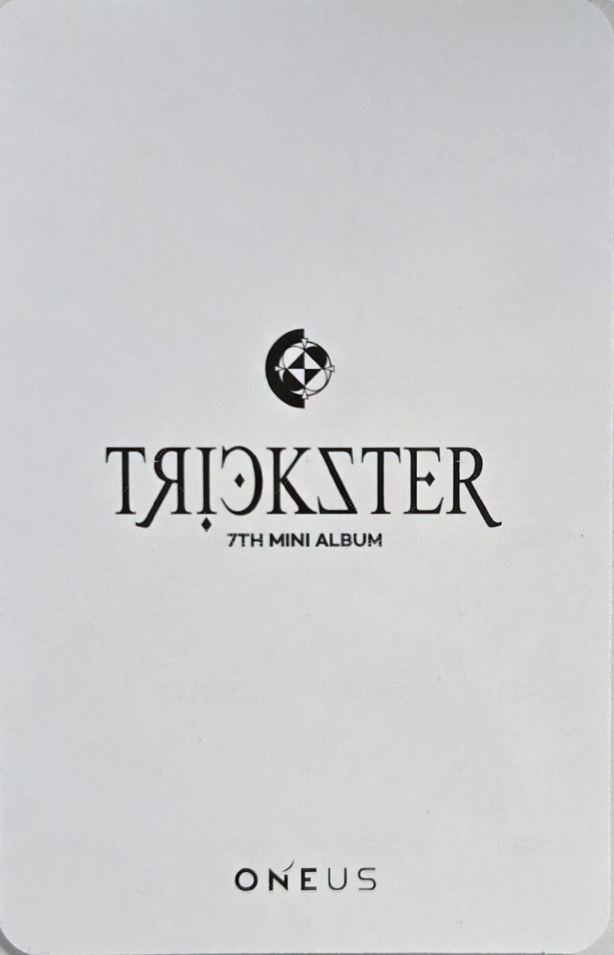 迷七 專輯卡  背面