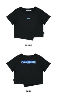 CROP S/S T-SHIRT (ASYMMETRY)