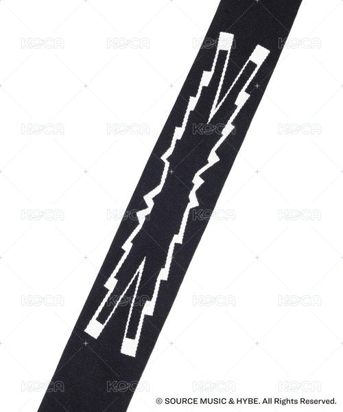 JACQUARD KNIT MUFFLER