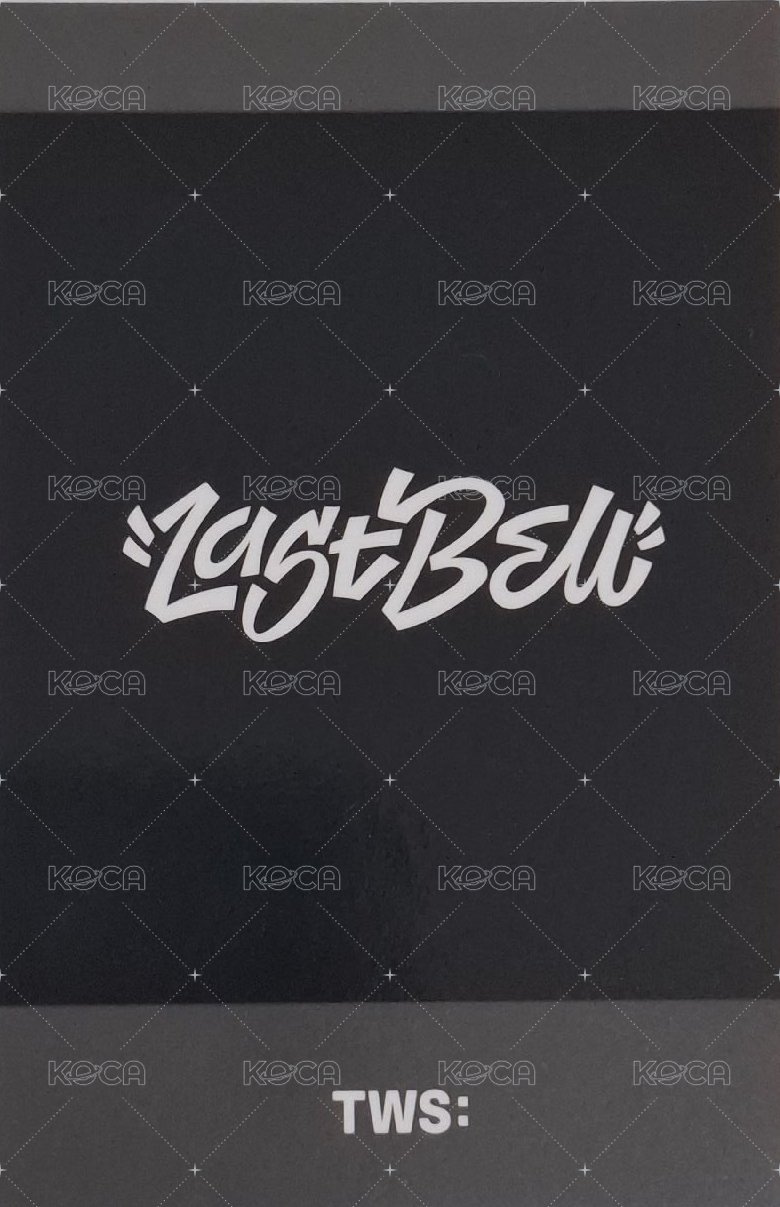 Last Bell yzy 北京中籤 簽售卡 復刻拍立得 背面