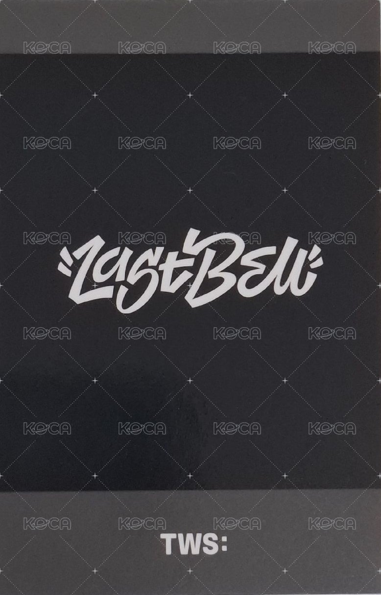 Last Bell yzy 北京中籤 簽售卡 復刻拍立得 背面