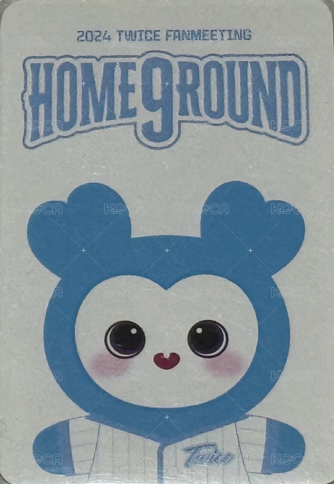 24’FM 九週年 周邊卡 壓克力立牌周邊卡 背面