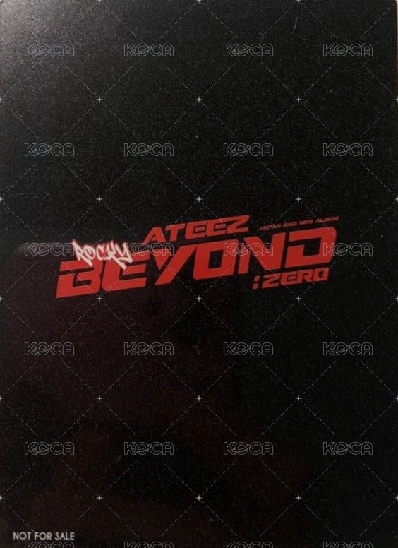 Beyond Zero hmv 特典卡  背面