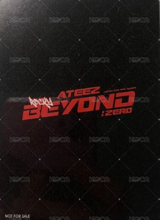Beyond Zero hmv 特典卡  背面