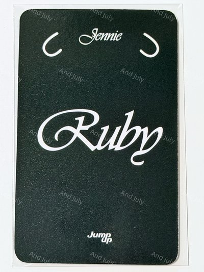 JENNIE Ruby JU幸運卡