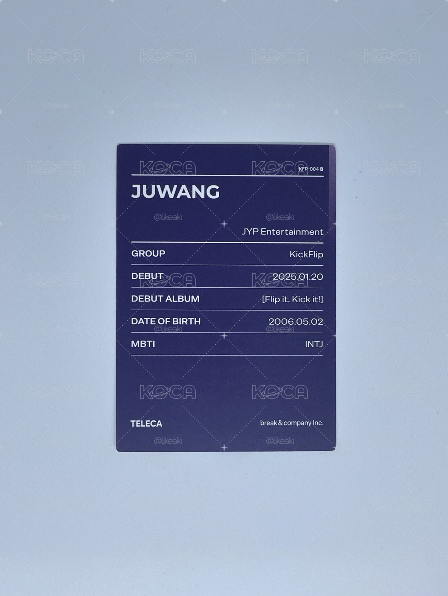 25新秀 Teleca Base 隨機卡 Juwang 