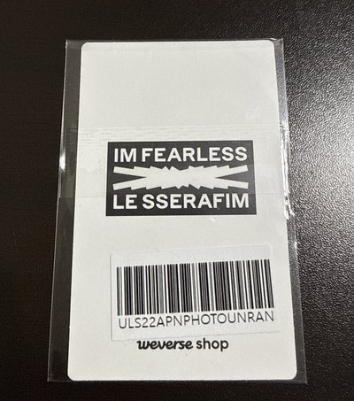 FEARLESS naver 直播卡 閃卡