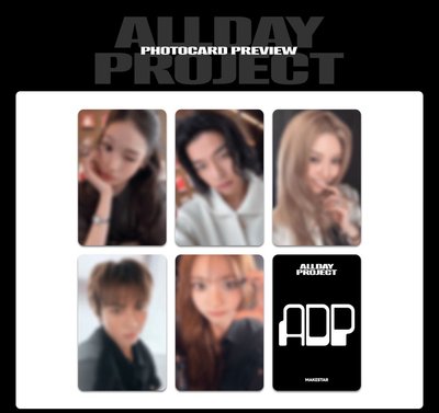 【在途1月底到貨】ms簽售⭕️ ALLDAY PROJECT 線下少量簽售卡