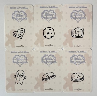 NMIXX 數星星薑餅人 手繪卡背