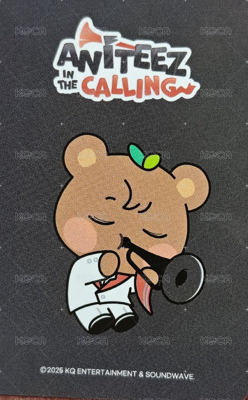 ANITEEZ IN THE CALLING 周邊卡 資料夾 CALLING PROFILE HOLDER 背面