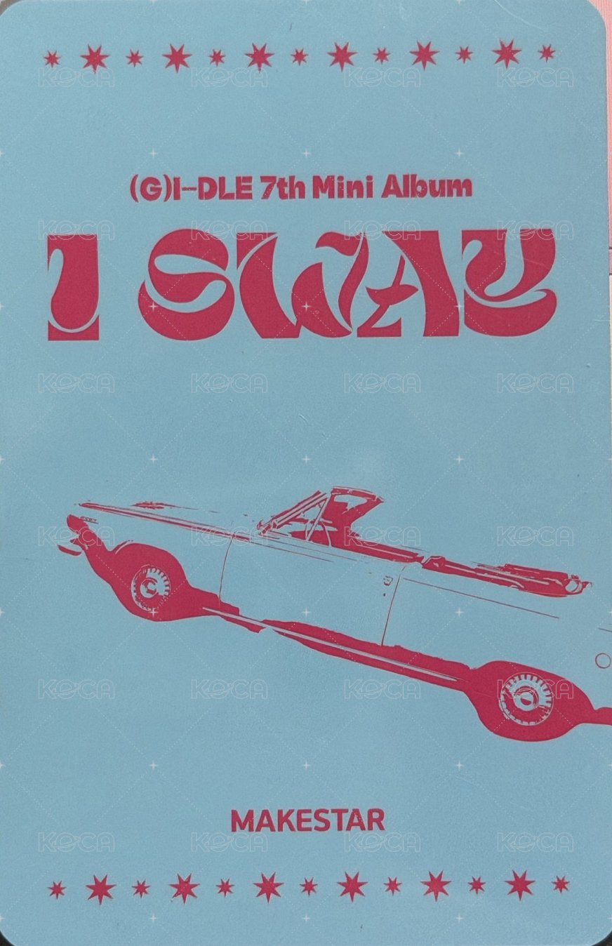 I SWAY ms 8.0 特典卡  背面