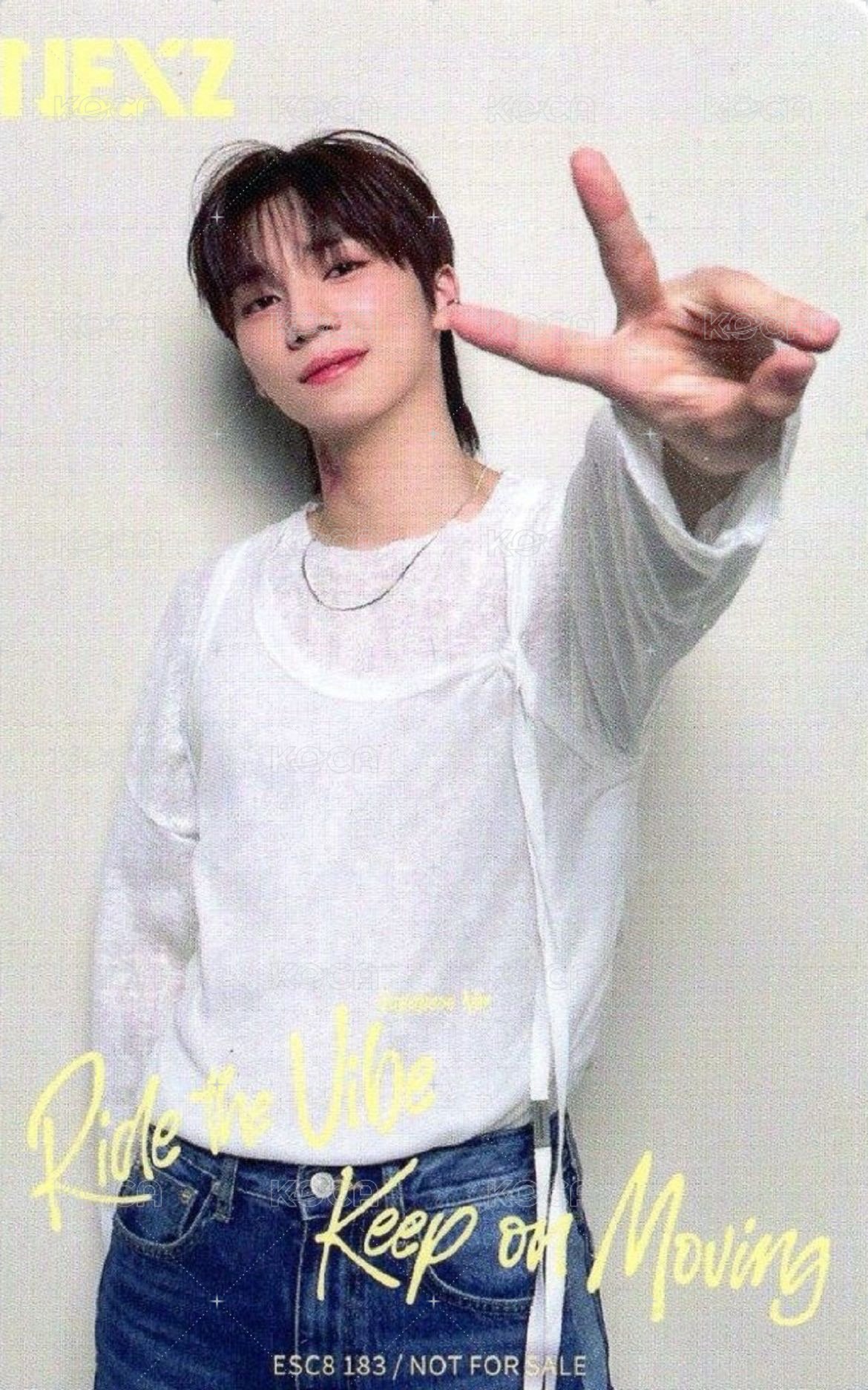 日本出道專 NEX2Y盤 專輯卡 雙面卡 背面