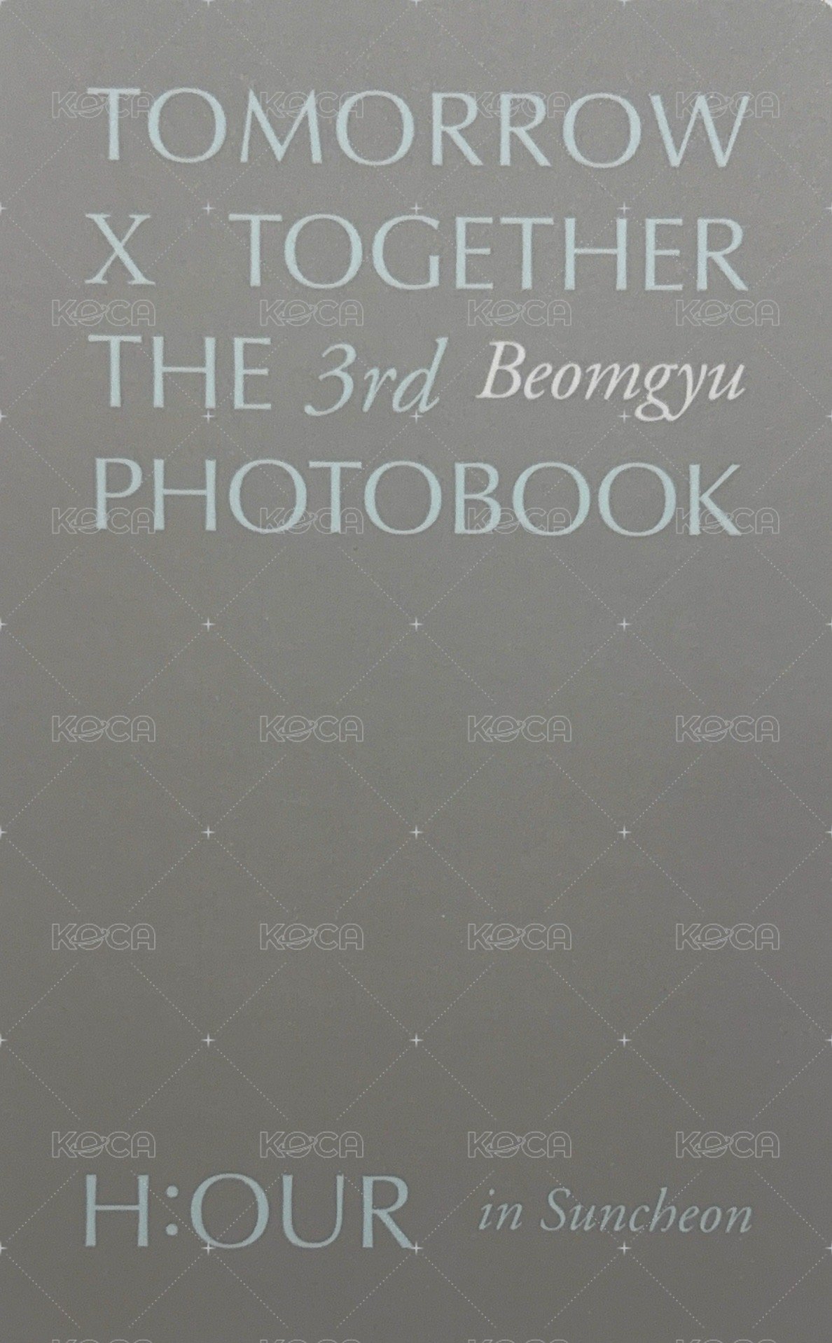 H:OUR3 周邊卡  背面